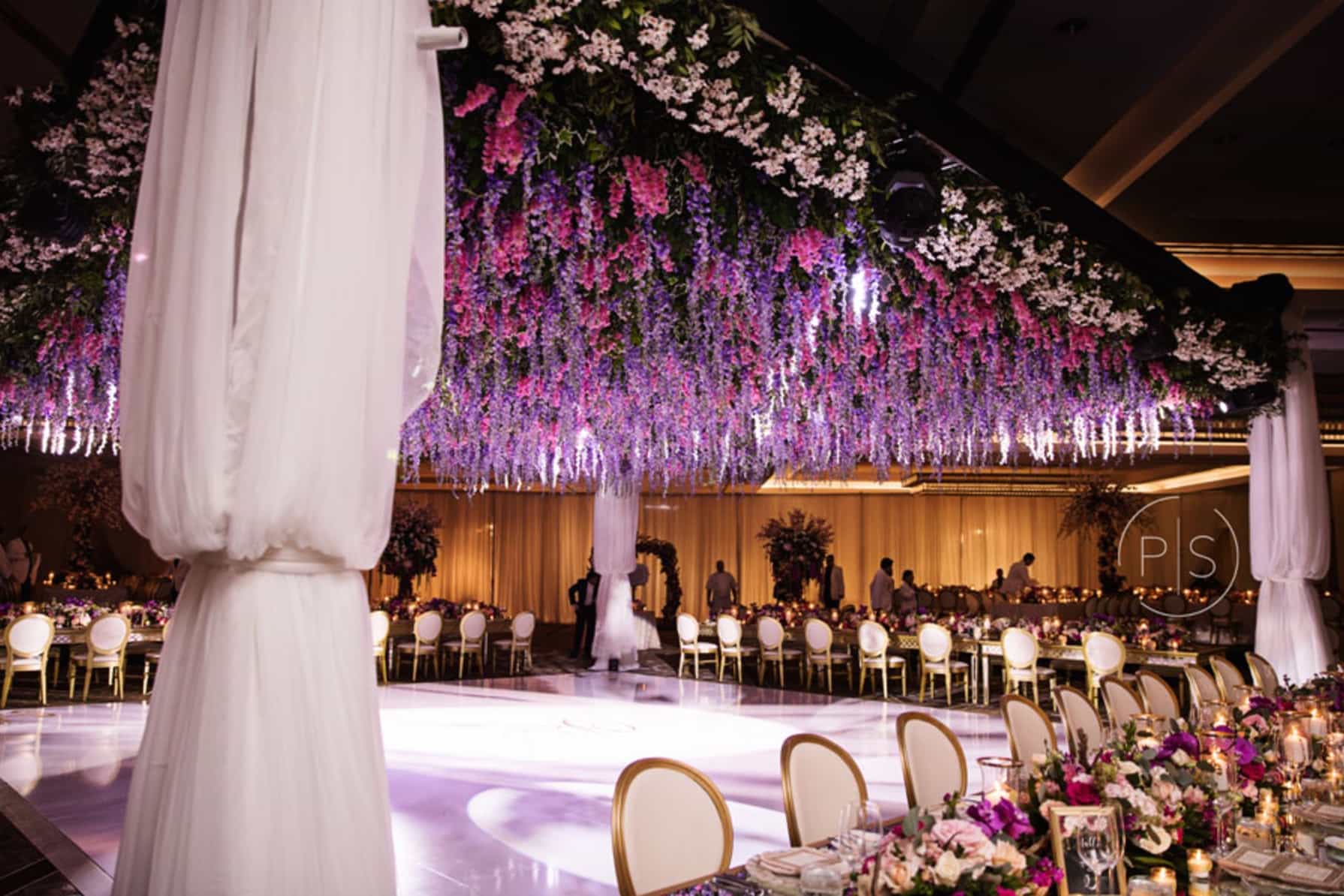 Fontainebleau Miami luxury wedding lighting Indian weddings