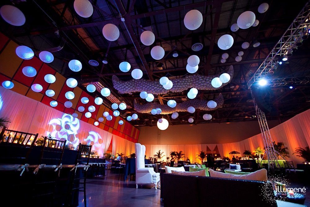 Corporate event lighting production Miami