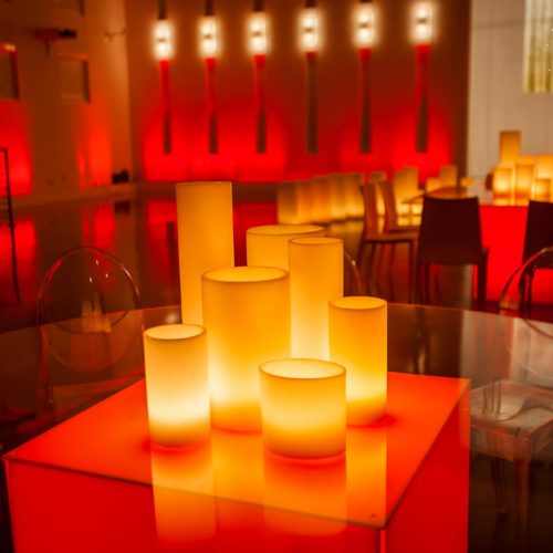 Corporate event decor lighting Miami