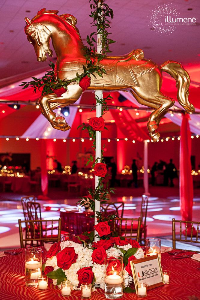 Circus theme Gala Corporate annual party Miami