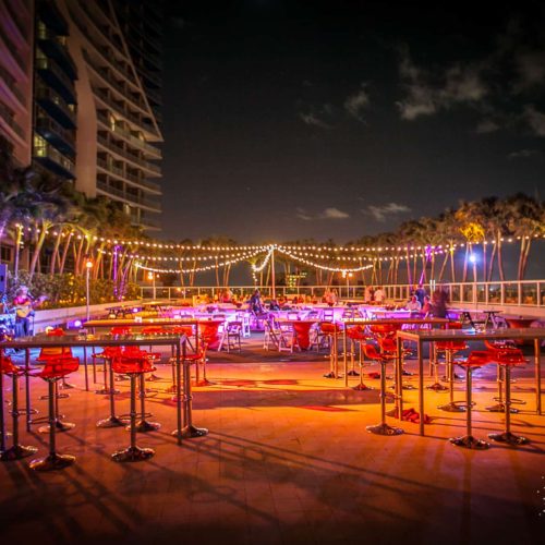 String lighting for a gala fundraiser in Fort Lauderdale