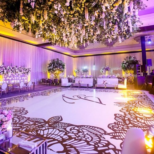Luxury wedding Mandarin Oriental Miami lighting and sound