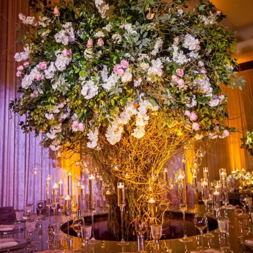 Mandarin Oriental luxury wedding lighting