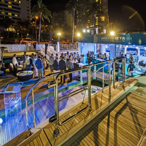 Boat show lighting Miami