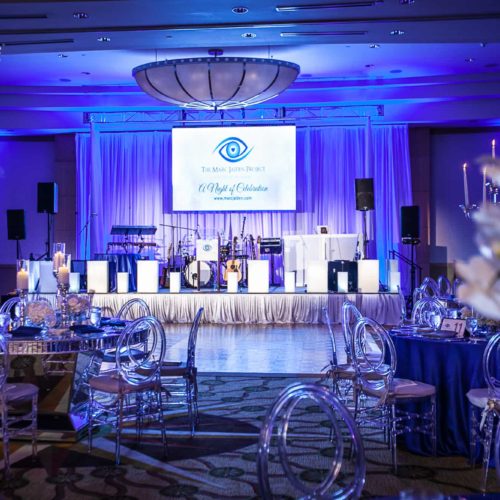 Fundraising event Miami lighting and event production
