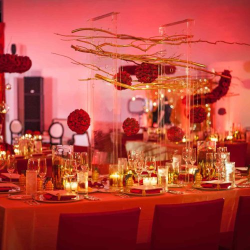 Miami rent uplights for a corporate party event wedding gala