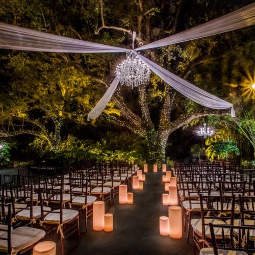 Rent chandelier and draping Miami