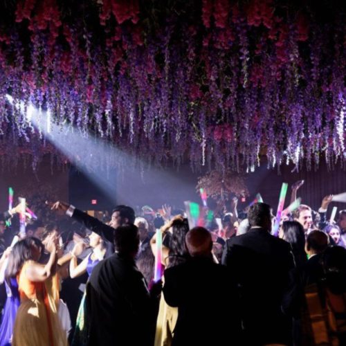 Rent intelligent lighting Fontainebleau Miami wedding