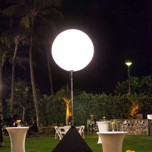 Airstar rent Miami moon balloon Fontainebleau Indian wedding, Sangeet lighting Miami