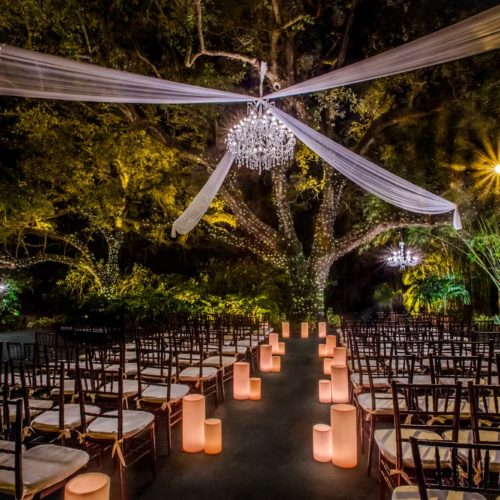 event lighting rent candles Miami