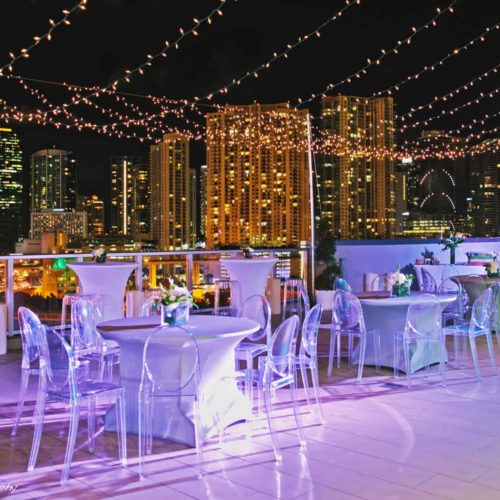 string lights mini lights rent Miami Palm Beach Fort Lauderdale