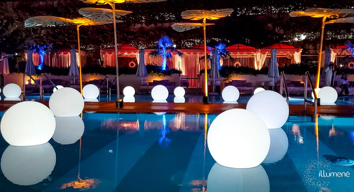 LED glow balls Miami the GoodTime Hotel Miami Beach