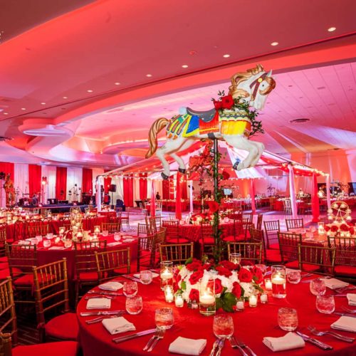 Fontainebleau party gala fundraiser production lighting AV audio visual Miami