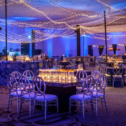 Sangeet Fontainebleau Miami Beach Indian wedding twinkle lights ILLUMENE
