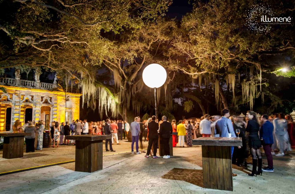 Vizcaya Museum corporate event product launch airstar moon balloon