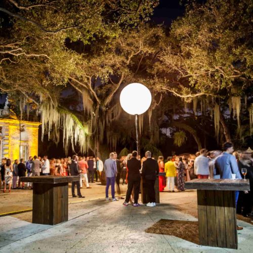 Vizcaya Museum corporate event product launch airstar moon balloon