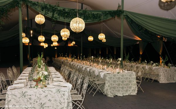 fairchild botanical garden wedding crystal round chandeliers miami florida