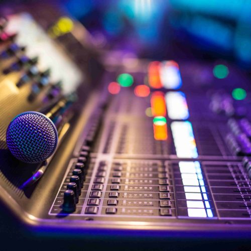 Audio visual rental microphone sound mixer rental Miami