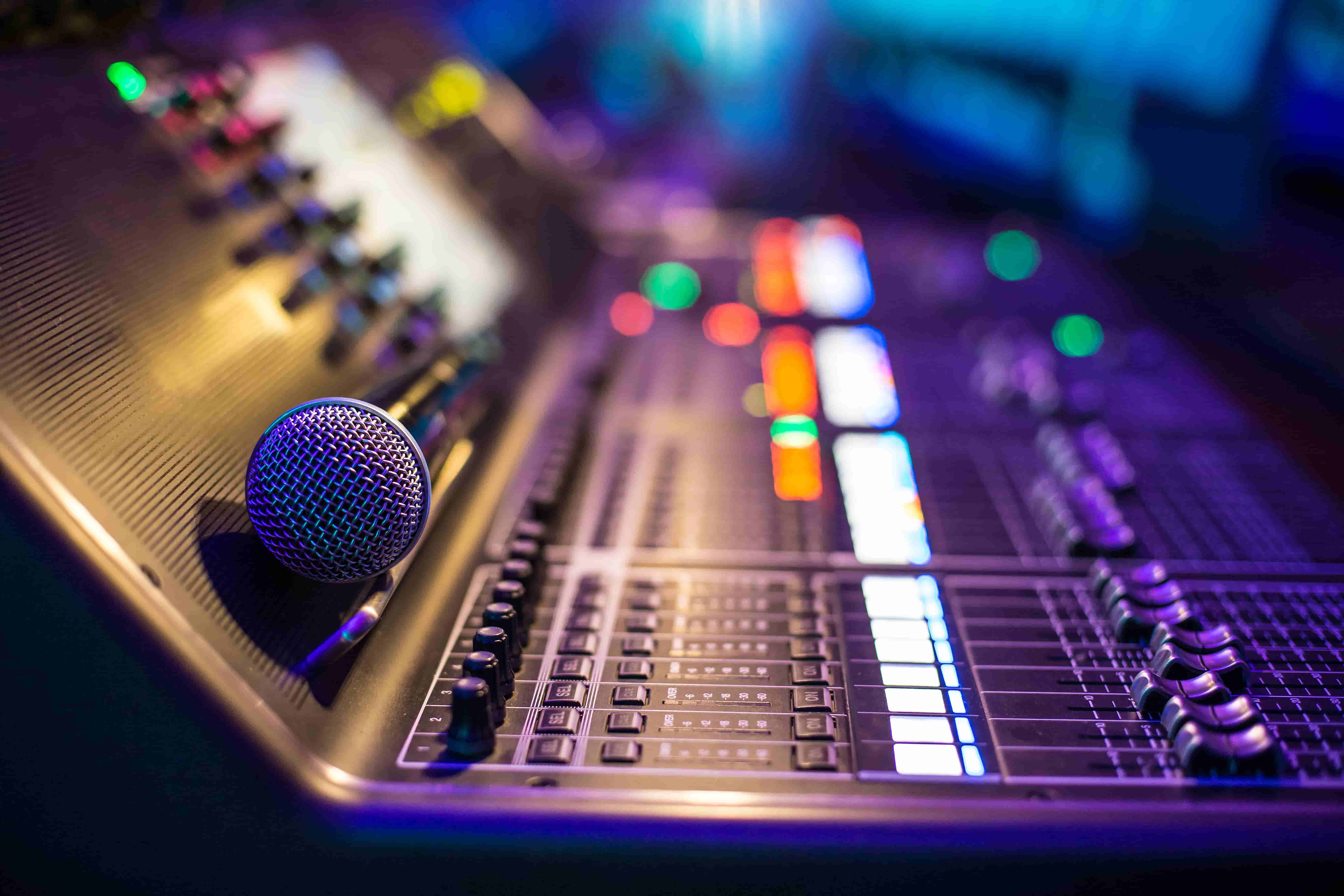 Audio visual rental microphone sound mixer rental Miami