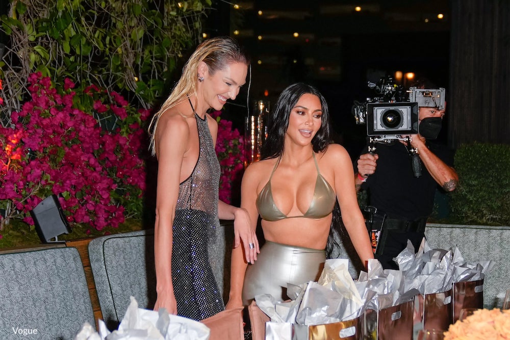 Kim and Khloé Kardashian Hosted a VIP Skims Dinner in Miami