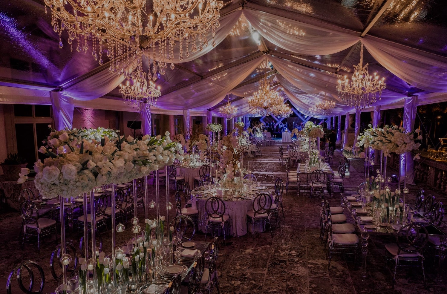 Rent crystal chandeliers in Miami and South Florida