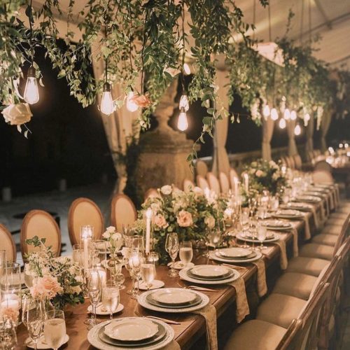 Edison custom bulb structure rent Miami weddings and events