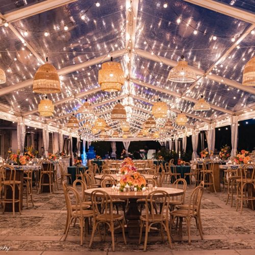 Rent Boho rattan wicker straw lanterns and chandeliers in Miami
