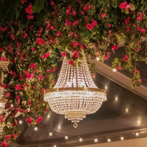 rent french empire chandelier Miami weddings and events